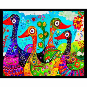 Whimsical Geese