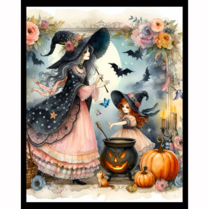 Whimsical Halloween Witches