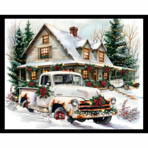 White Christmas Truck
