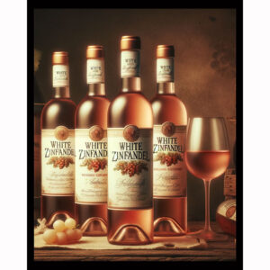 White Zinfandel Bottles