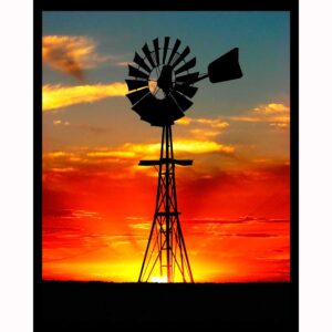 Windmill at Sunset