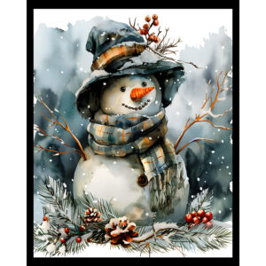 Winter Welcome Snowman