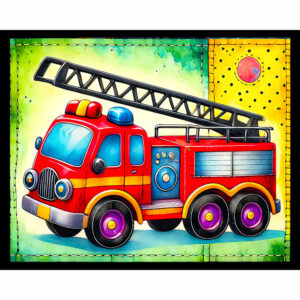 Zoom Hook and Ladder Firetruck