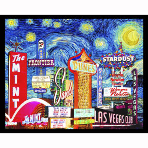Vintage Vegas Starry Night